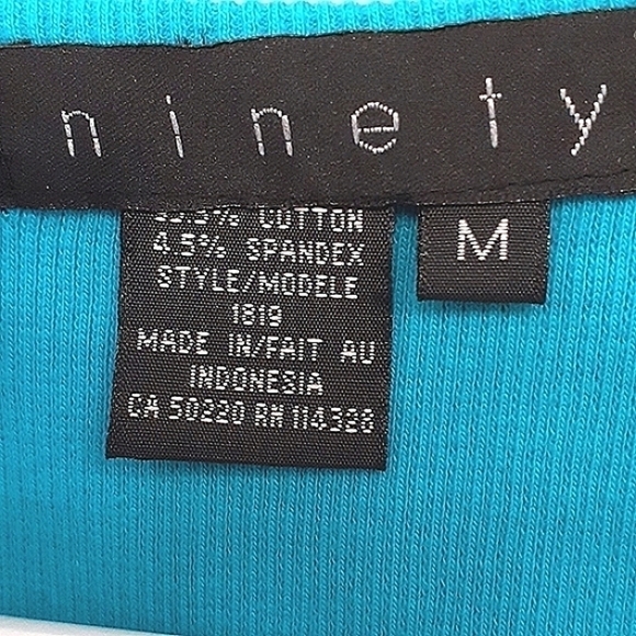 SEXY Aqua SEQUINED top -pair with bl or wt DENIM jacket! - Picture 7 of 9